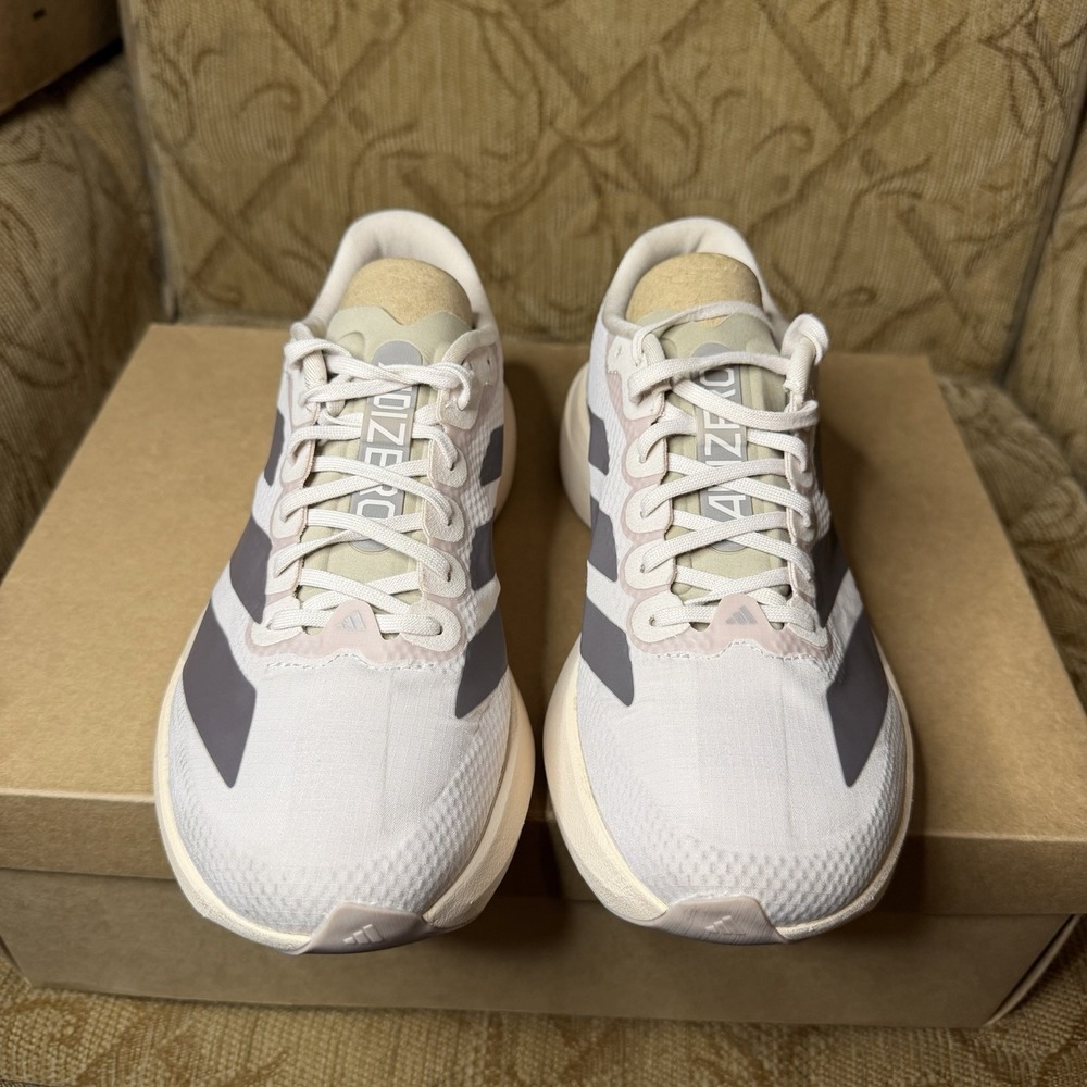 Adidas Adizero Evo SL KJ2001 Athletic Sneaker Womens Size 7 Gray Running Sports - Picture 5 of 9